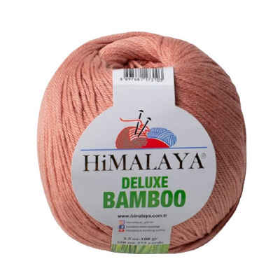 Himalaya Strickfein Himalaya Deluxe Bamboo Wolle Strickgarn 60% Bambus 40% Häkelwolle, 250 m (Einzel-Pack, 1-St), Superbauschiges Chenille Garn