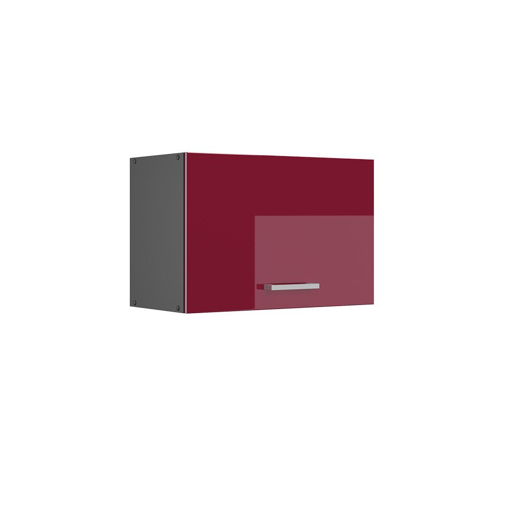 Vicco Hängeschrank Dunstabzugshaubenschrank 60 cm R-Line Anthrazit Bordeaux Hochglanz