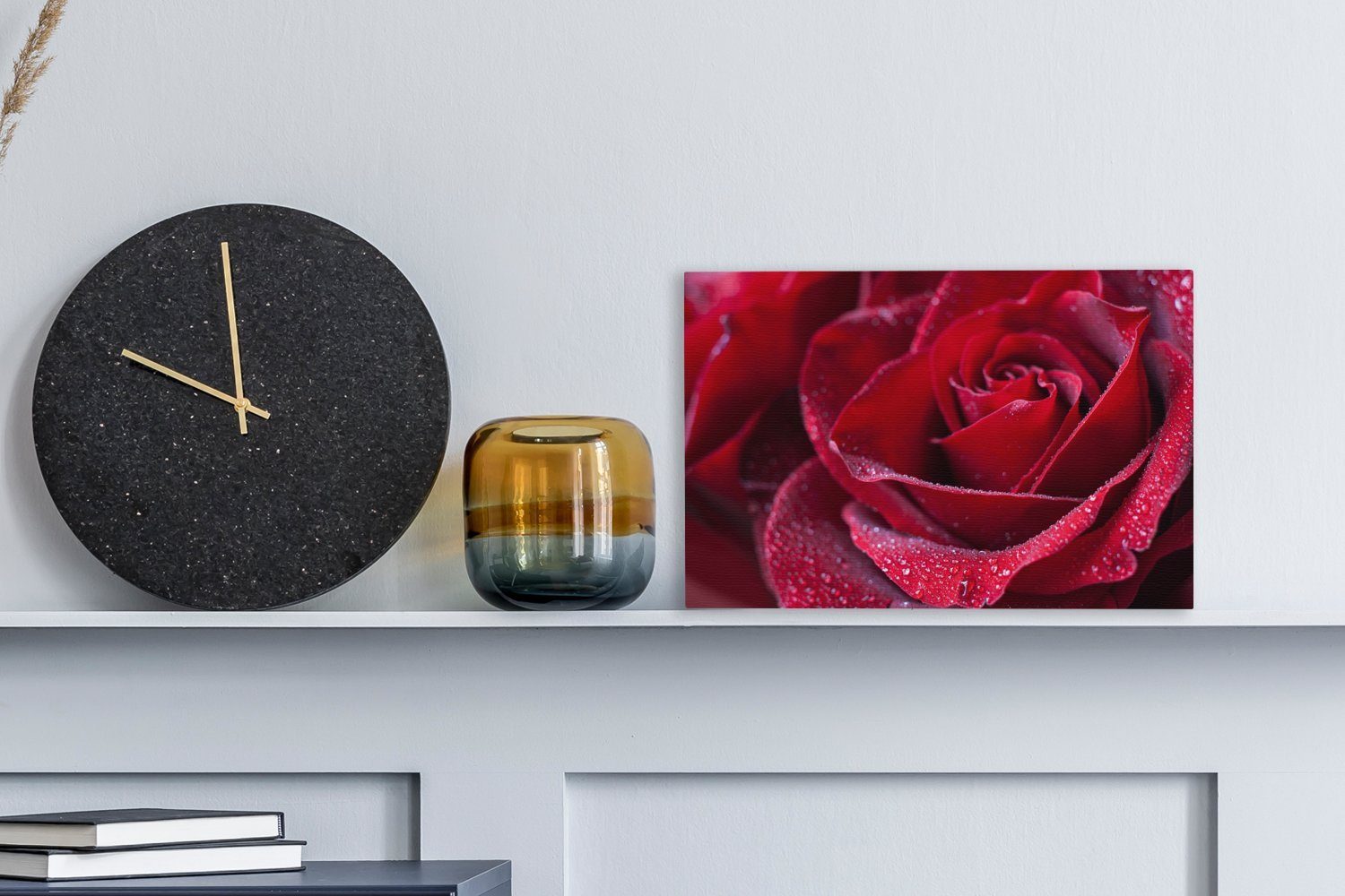 OneMillionCanvasses® Leinwandbild Rose - Rot - günstig online kaufen