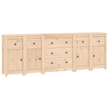 vidaXL Sideboard Sideboard 230x35x80 cm Massivholz Kiefer (1 St)