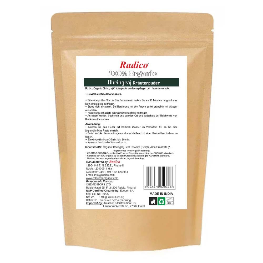 Radico Haarkur Haarpflege Kräuterpuder - Bringraj 100g