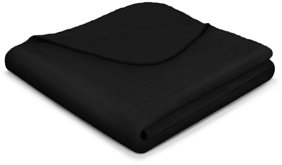 Wohndecke Cotton Home, Biederlack, mit Zierstich schwarz