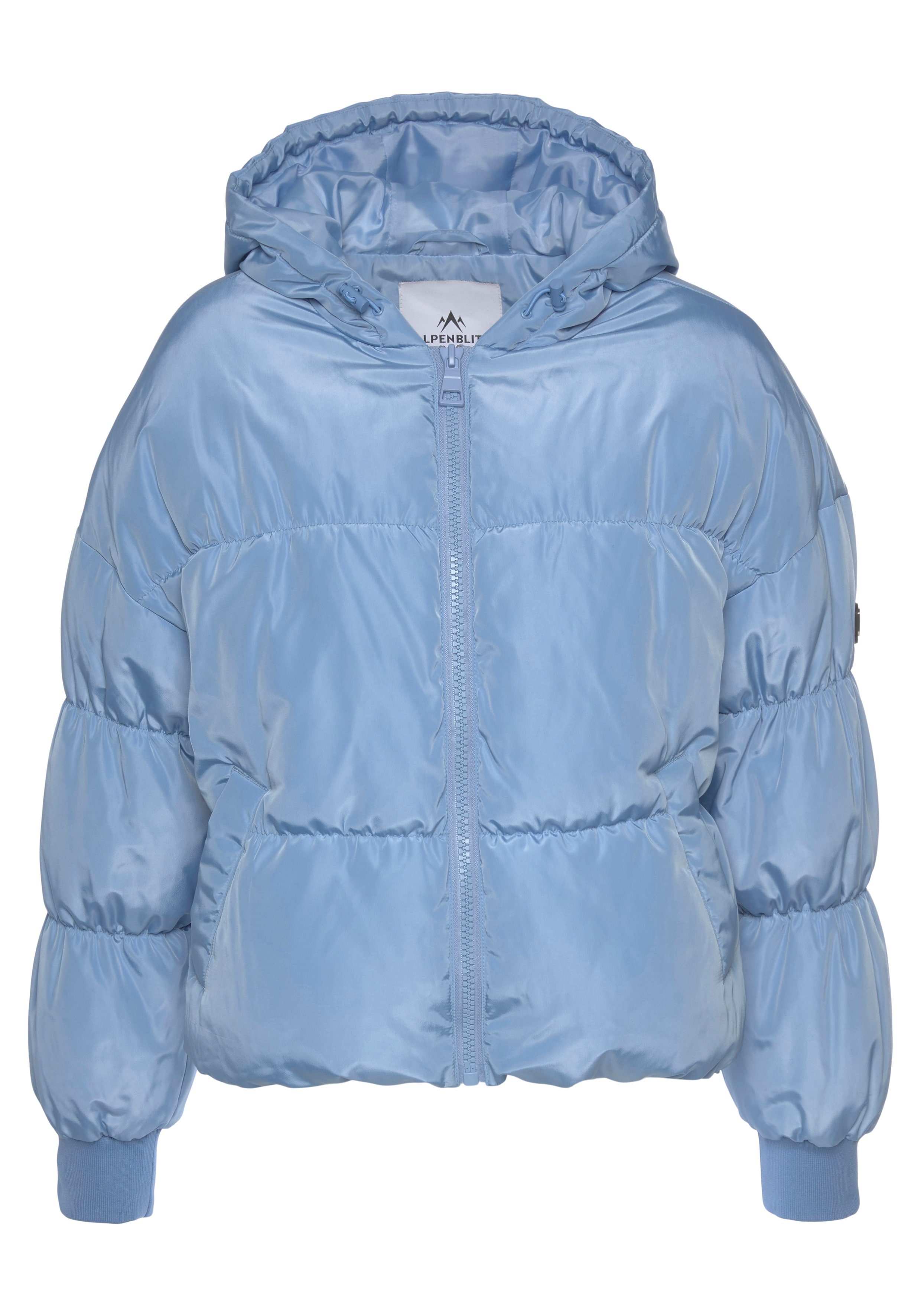 ALPENBLITZ Steppjacke Gifu Puffer-oversized in jeansblau Schnitt