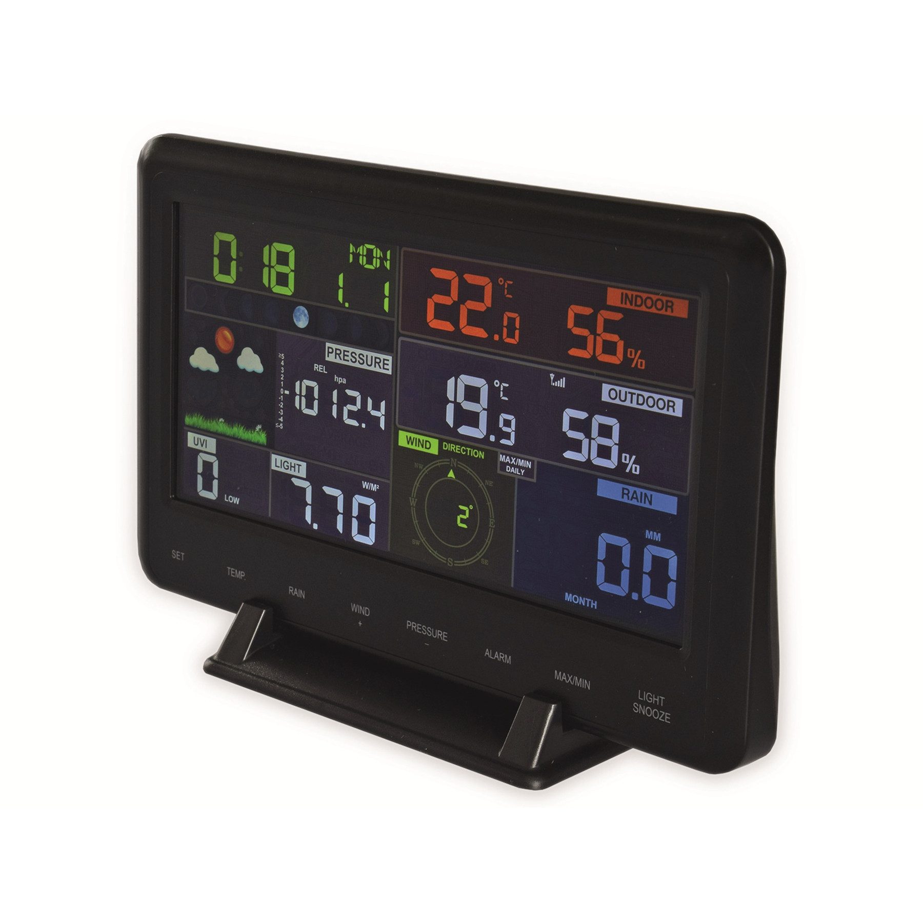 ChiliTec CHILITEC Funk-Wetterstation CTW-902, WiFi Funkwetterstation