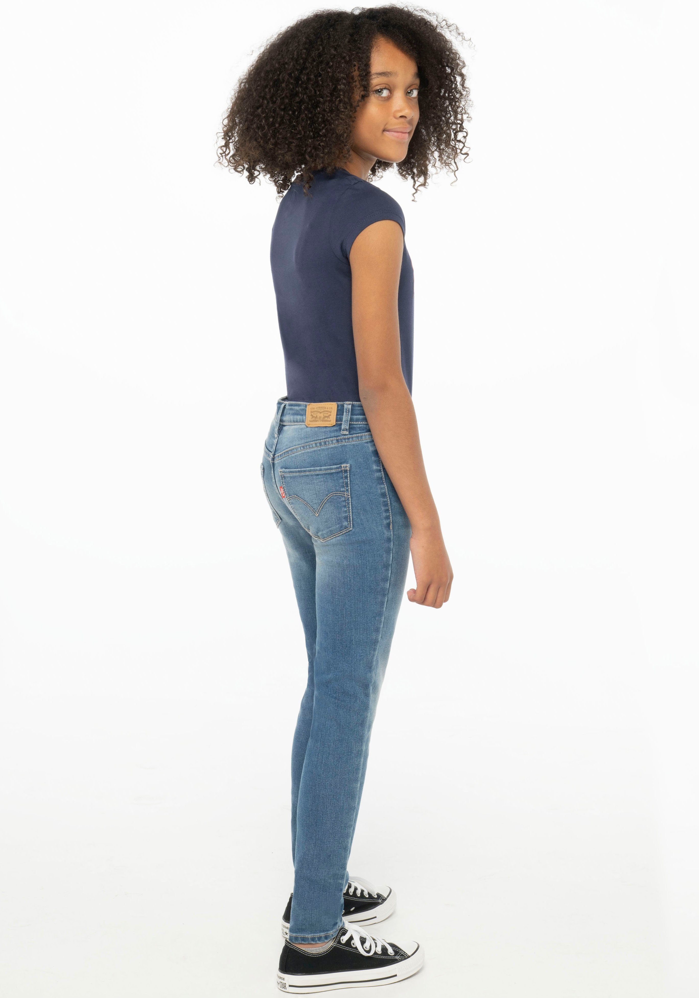 Levi's® Kids Stretch-Jeans 710™ blue SKINNY JEANS used GIRLS mid for FIT SUPER