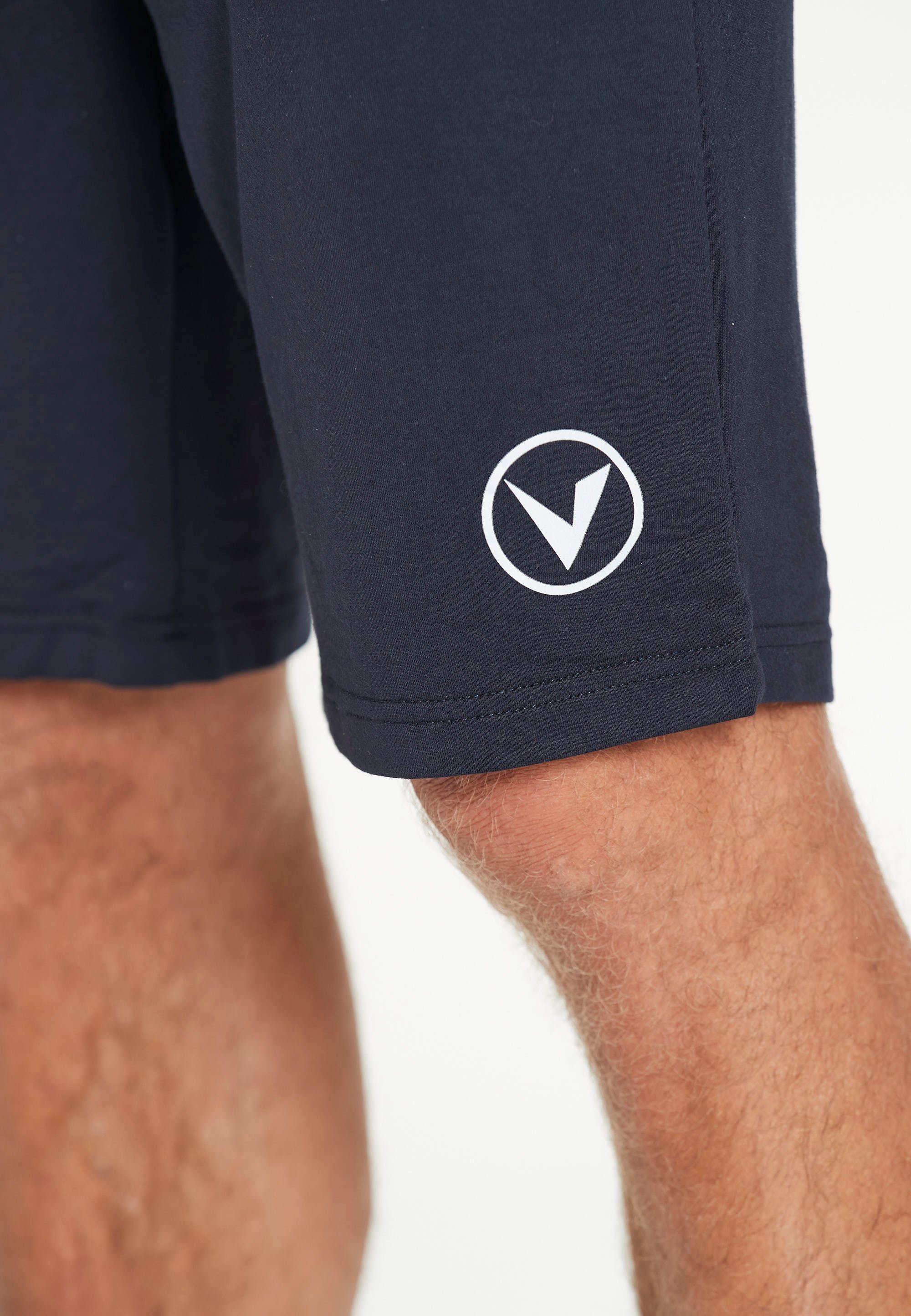 dunkelblau-blau Viskoseanteil Patrick Shorts mit Virtus extra hohem