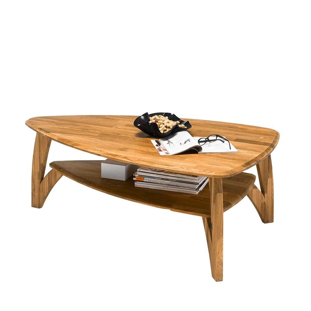Pharao24 Couchtisch Joana Aus Massivholz Mit Dreieckiger Tischplatte Online Kaufen Otto