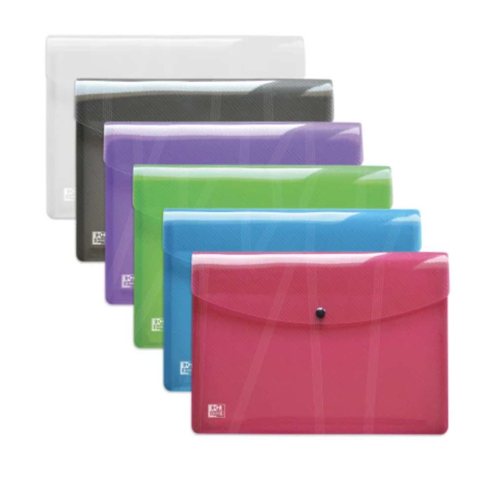 OXFORD Organisationsmappe Oxford 400031405 Sammelmappe Polypropylen (PP) Blau, Grün, Grau, Pink