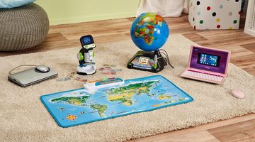 Vtech® Lernspielzeug School & Go, Interaktive Weltkarte, für Boden und Wand