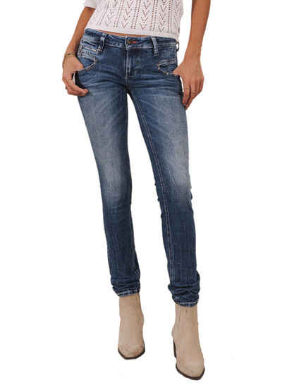 Freeman T. Porter Slim-fit-Jeans Alexa Low Waist Super stretch Denim saopolo med