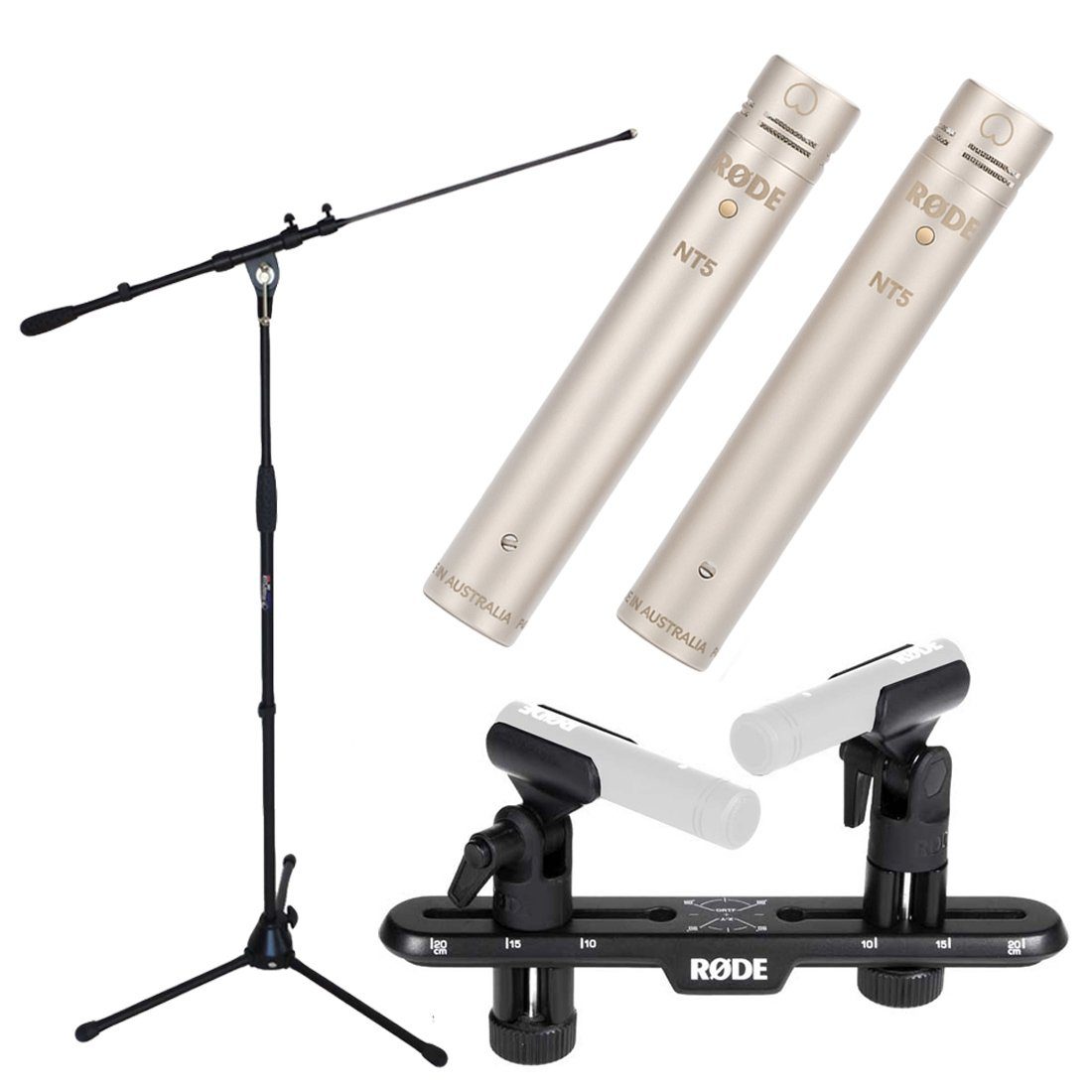 Mikrofon Rode NT5 MP Mikrofon Set mit Stativ mit Stereo Bar