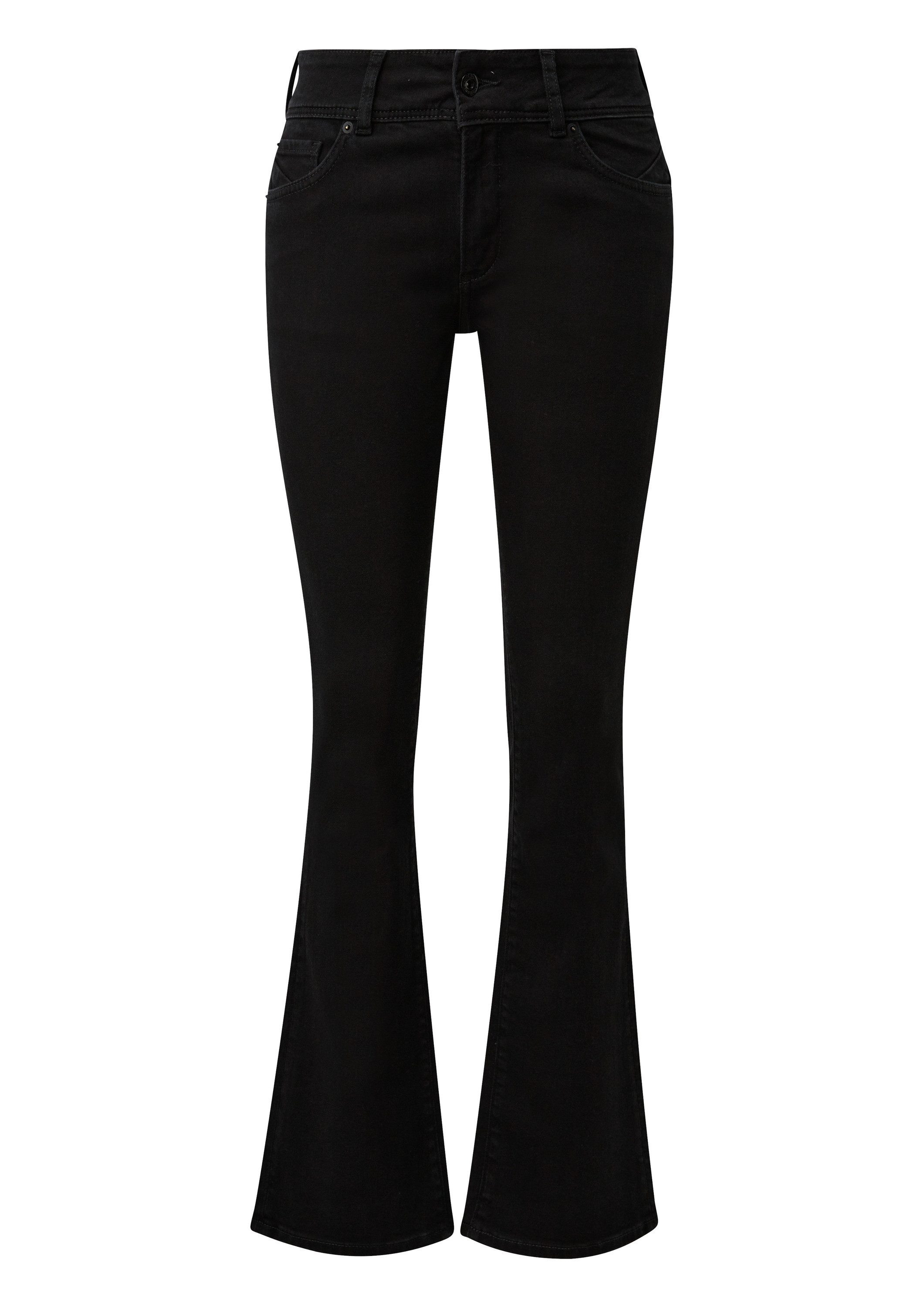 QS Bootcut-Jeans Jeans-Hose CATIE Jeans Catie / Slim Fit / Mid Rise / Bootc günstig online kaufen