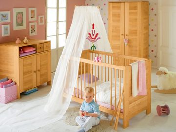 BioKinder - Das gesunde Kinderzimmer Kleiderschrank Niklas mit 1 flexiblen Regalboden und 1 flexiblen Kleiderstange