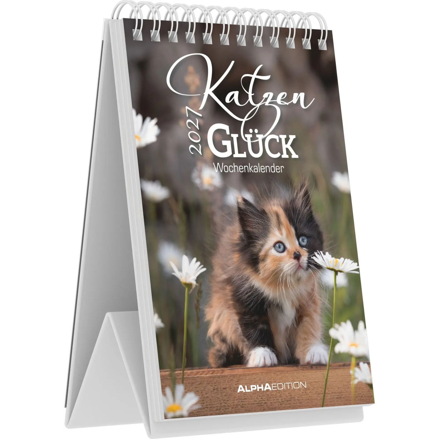 Alpha Edition Tierkalender Katzenglück 2027