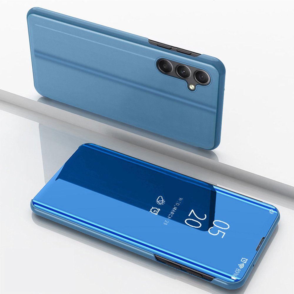 FITSU Handyhülle Handytasche für Samsung Galaxy Hülle Flipcase Spiegel Handyhülle, Hülle für A55, A35, A25, A15, A05s, A54, A53, A52, A51, A17, A37, A57