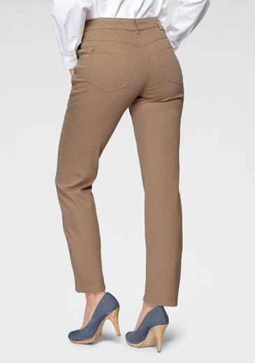 MAC Straight-Jeans »Angela New« Ziernähte im vorderen Taschenbereich