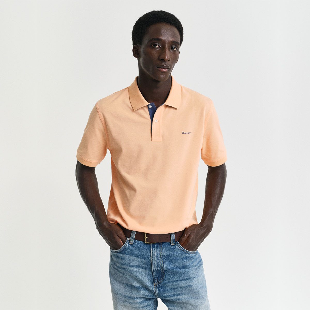 Gant Poloshirt 2062026 Herren Kontrast Pique Poloshirt aus Better Cotton günstig online kaufen