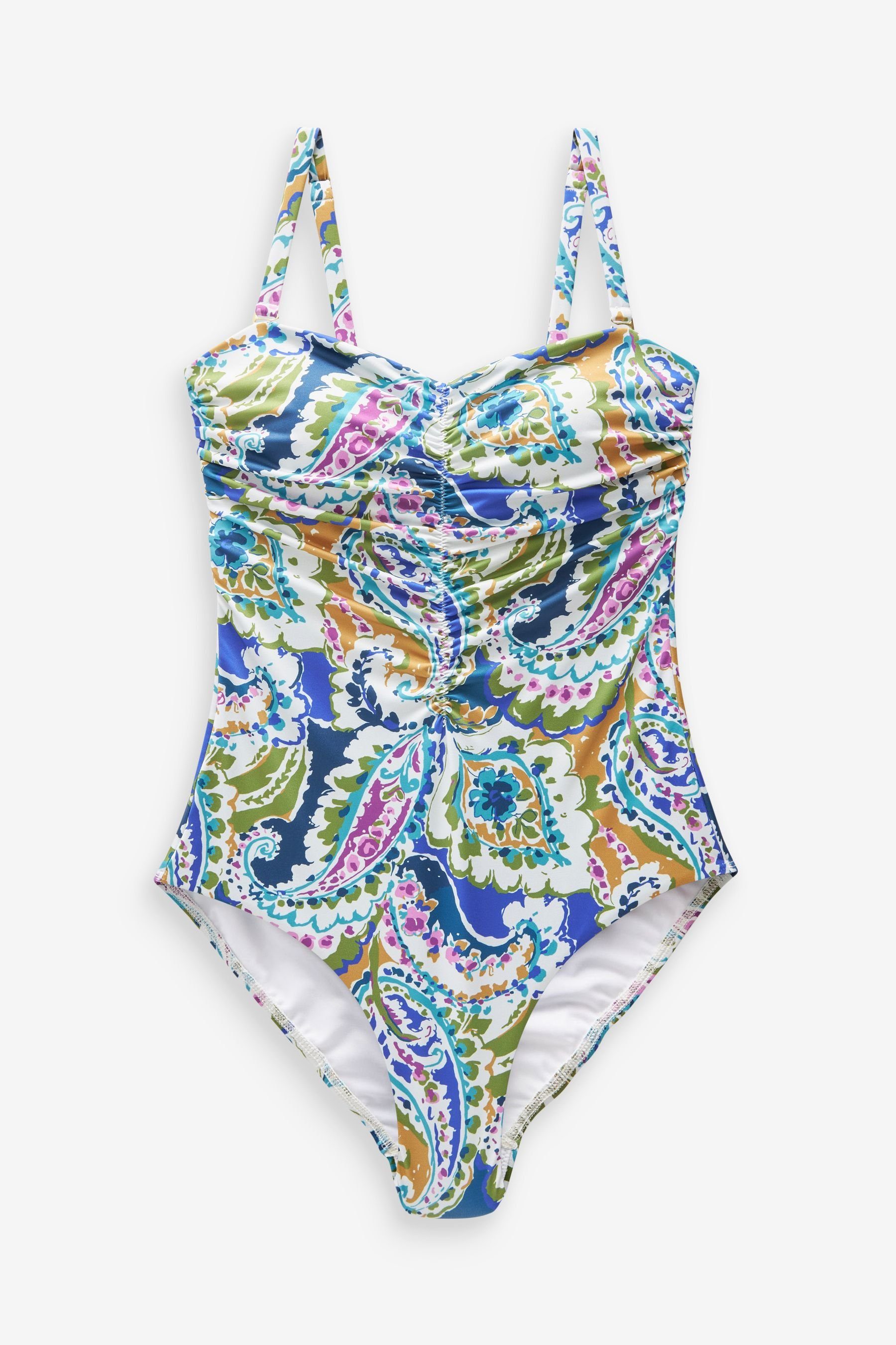 Next Badeanzug Shaping-Bandeau-Badeanzug mit Rüschen (1-St) günstig online kaufen