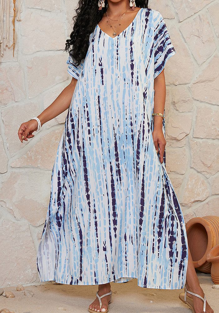 Lovolotti Strandkleid XXL Viskose Kleid Damen günstig online kaufen