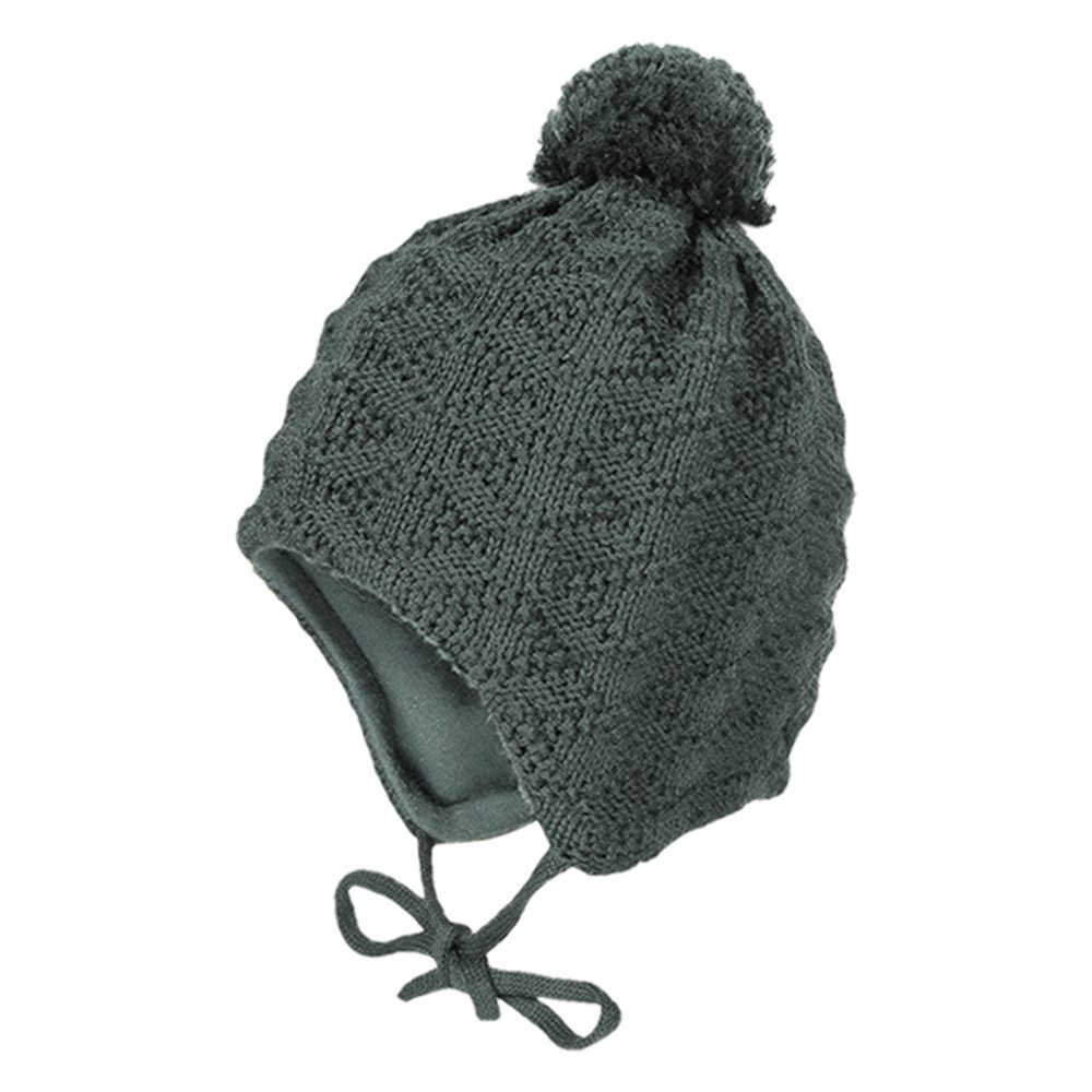 MAXIMO Strickmütze MINI-Mütze Struktur ausgenäht Pompon günstig online kaufen