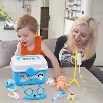 Gontence Spielzeug-Arztkoffer Arzt-Simulationsspielzeug Set, (Ungiftiges und kinderfreundliches Design), Medizinisches Rollenspiel Kinder