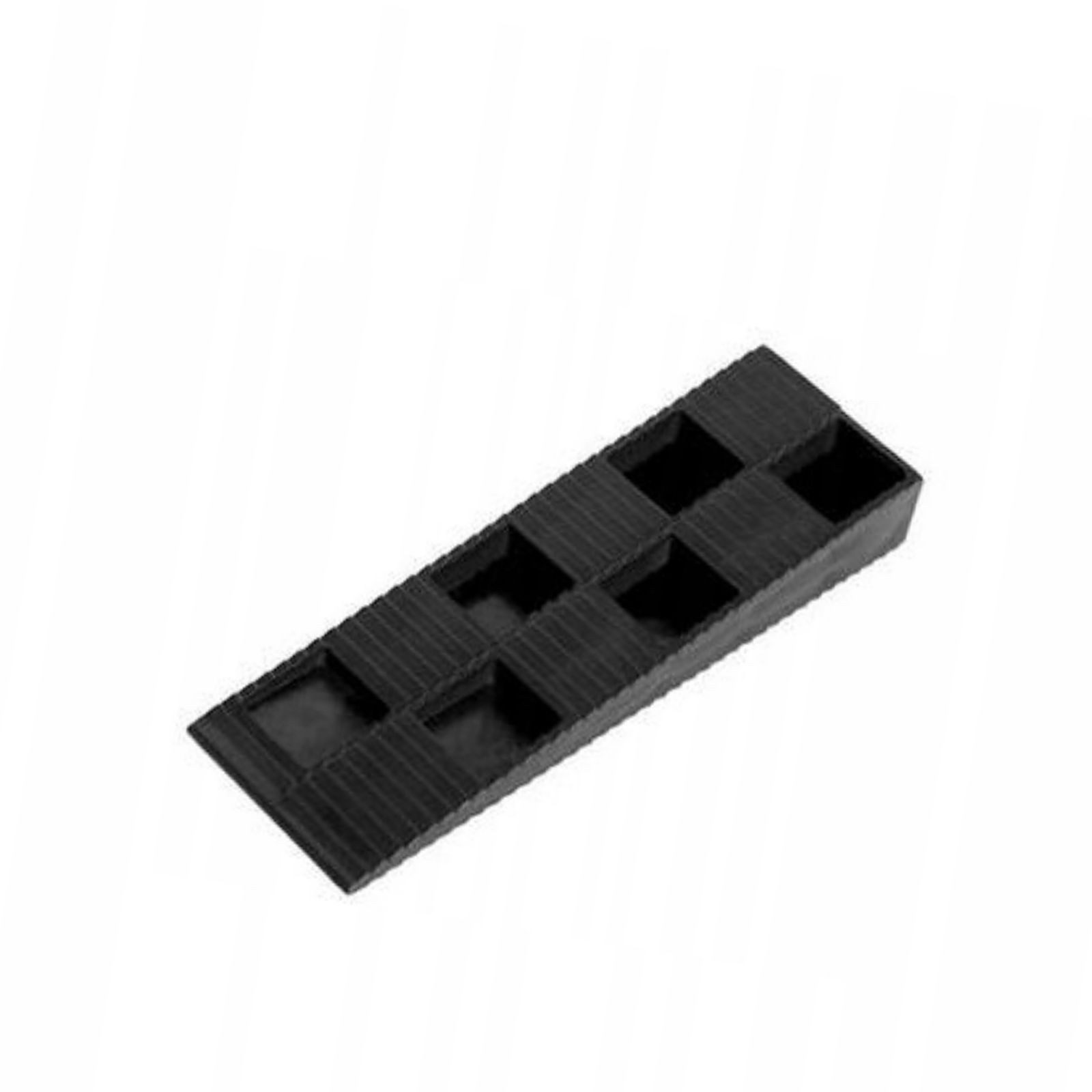 Verlegeset 20 Stück Montage Keile SOLID, medium (87×43×5 mm) schwarz, Fliesenverlegung Nivelliersystem Montagekeile