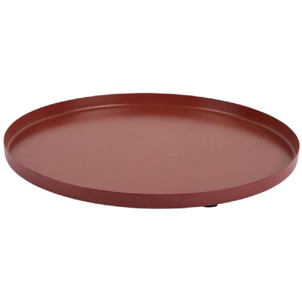 Present Time Tablett Tablett Dekotablett Tray Servir Red Ochre (30cm)