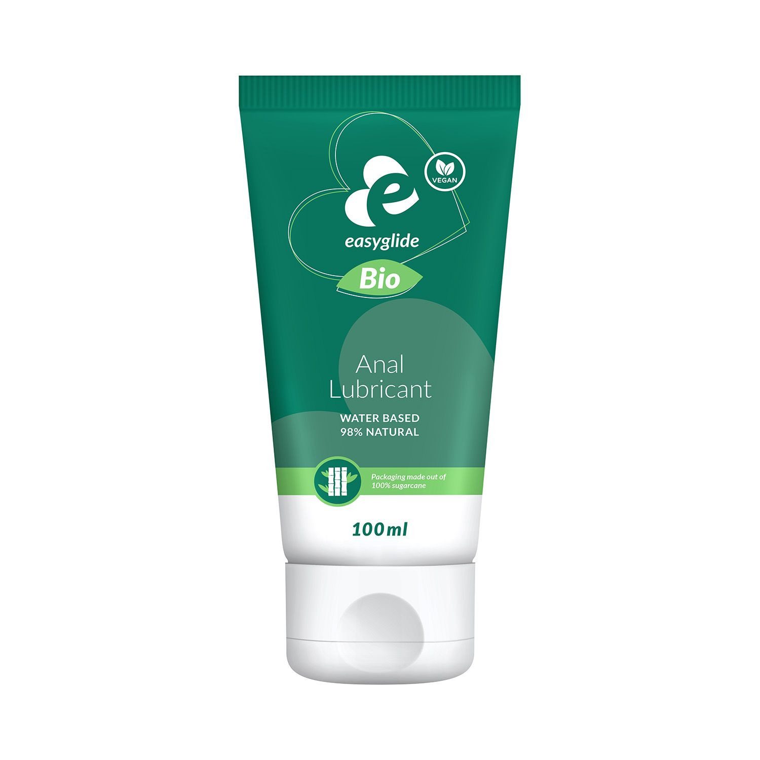 EasyGlide Analgleitgel EasyGlide - Bio & Natural Wasserbasiertes Gleitmittel Anal - 100 ml