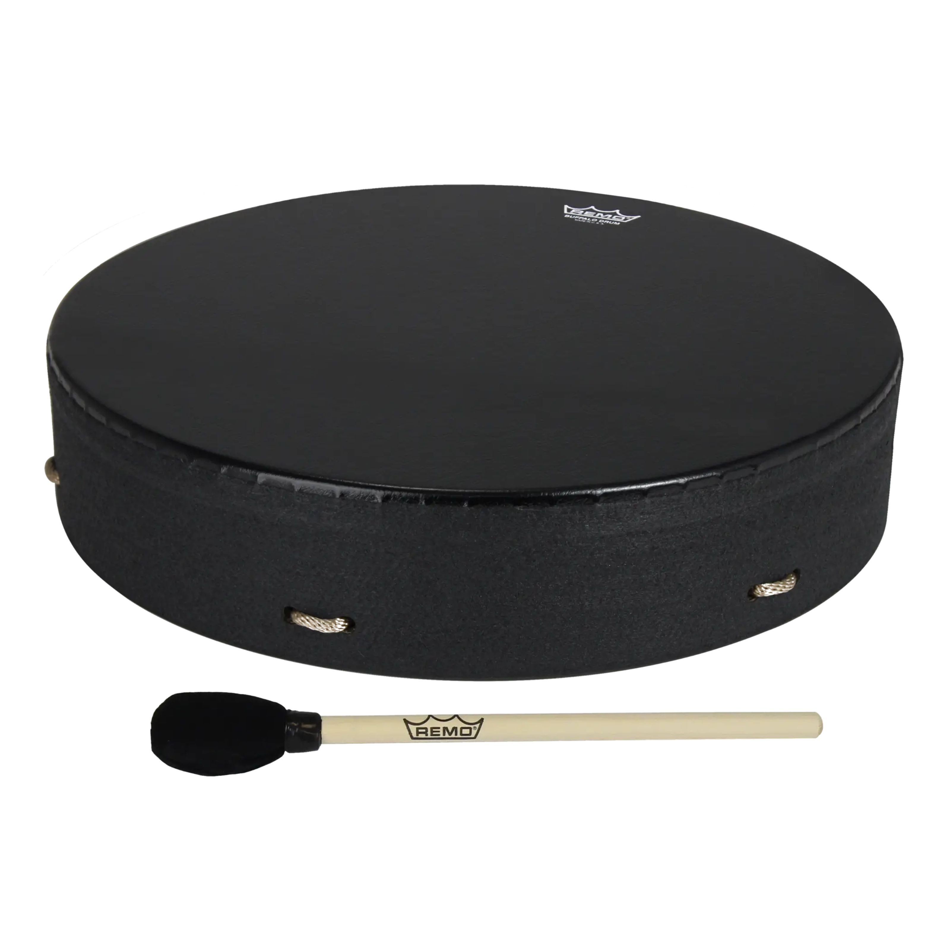 Remo Handtrommel, Percussion, Handtrommeln, Bahia Buffalo Drum Black Earth 16"x3,5" - Handtrommel