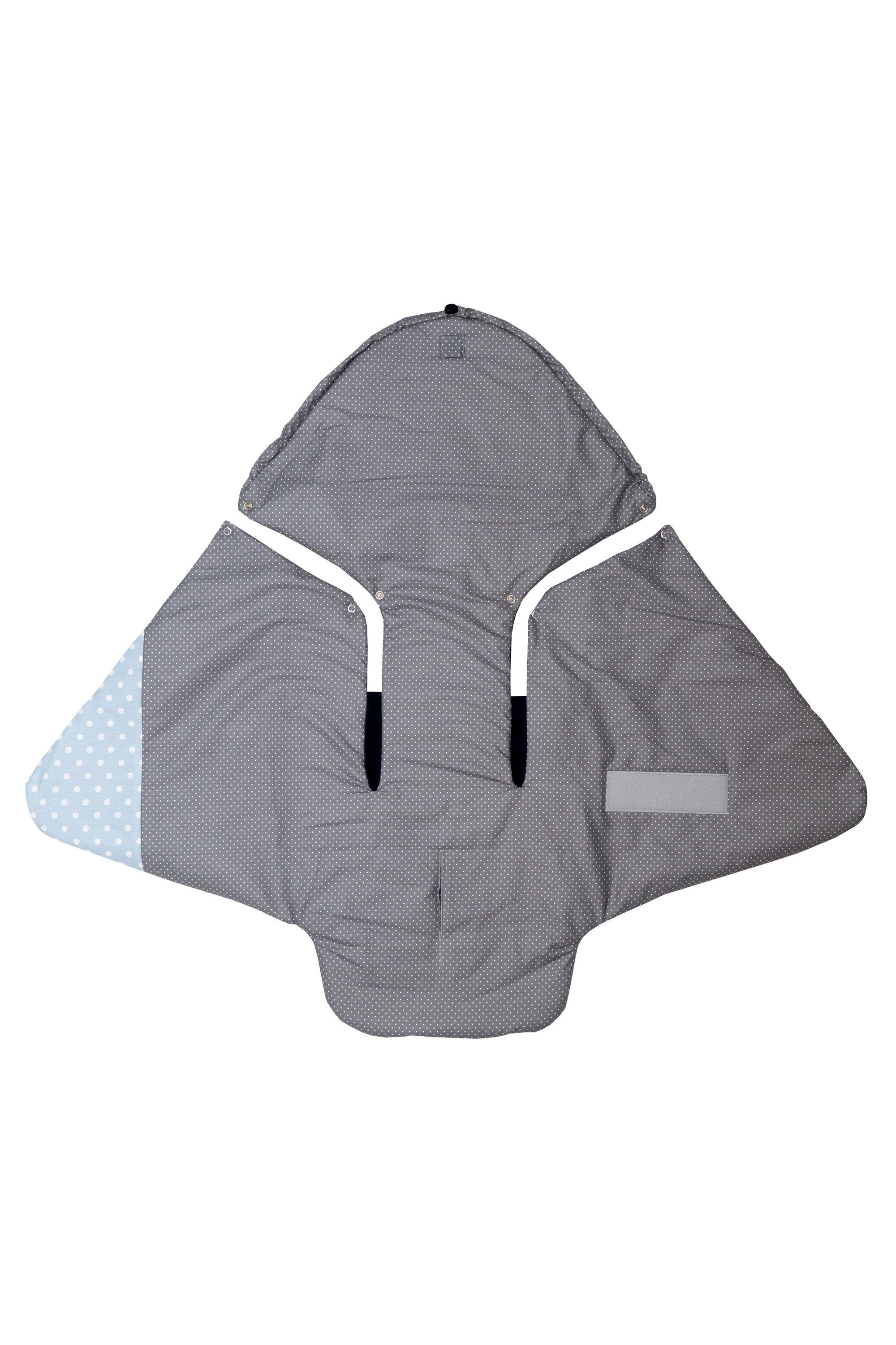 Einschlagdecke Sommer-Einschlagdecke Babyschale Blaue Sterne (0 günstig online kaufen