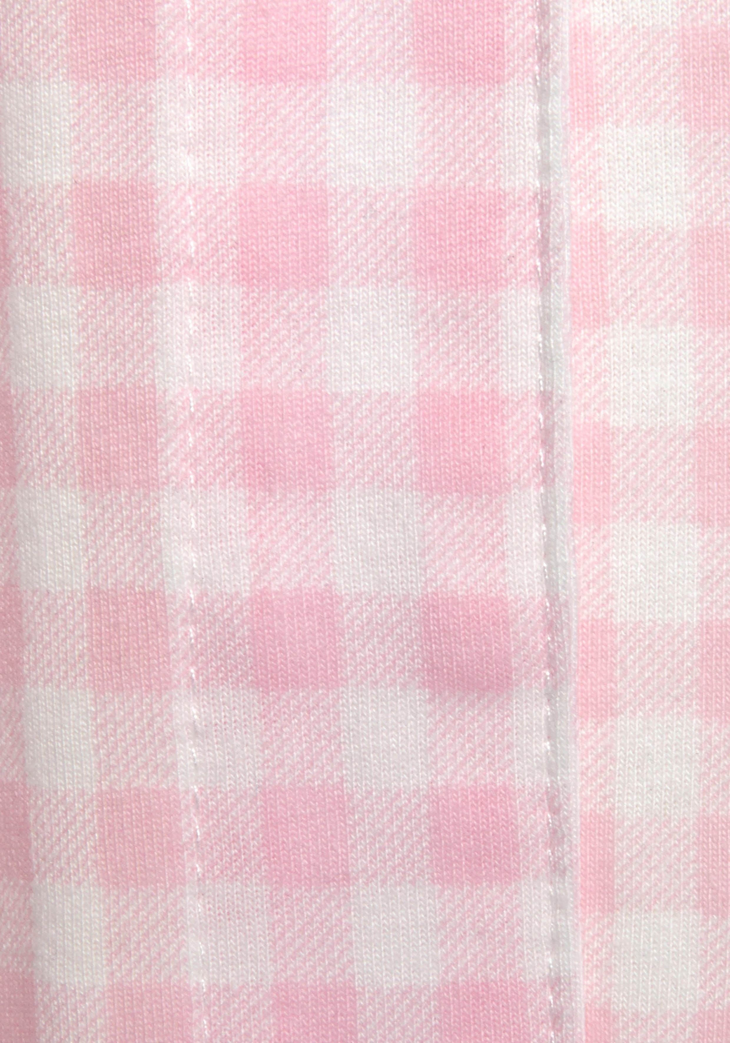 feinem mit Dreams Vivance Nachthemd Muster rosa-weiß