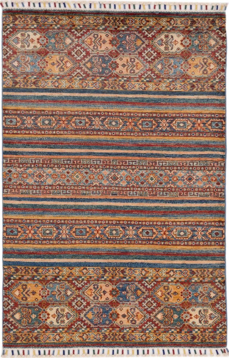 Orientteppich Arijana Shaal 101x156 Handgeknüpfter Orientteppich, Nain Trading, rechteckig, Höhe: 5 mm