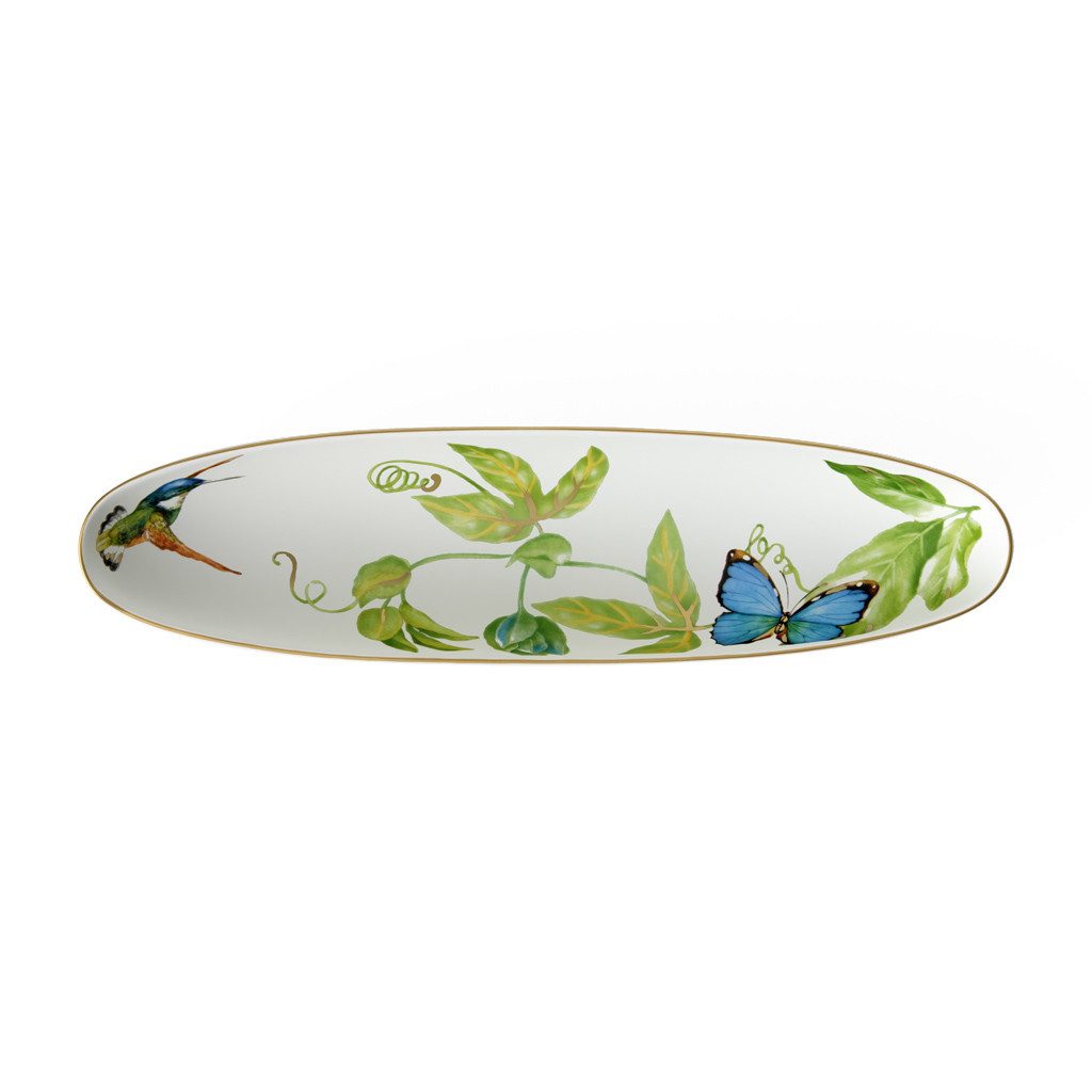 Villeroy & Boch Signature Servierschüssel Amazonia Schale oval, 29 x 7 cm, Porzellan, (1-tlg), Premium Bone Porcelain, spülmaschinenfest, Made in Germany