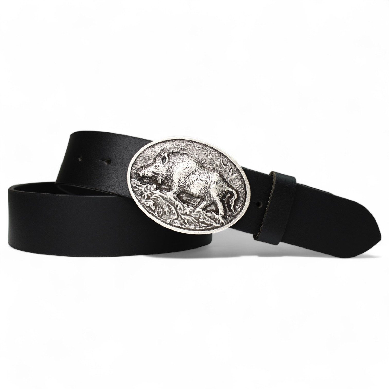 FRONHOFER Koppelgürtel 17952 (1-St) 4 cm, 100% echtes Leder, Trachtengürtel