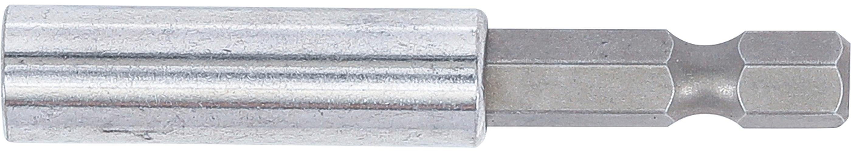 Bithalter, (1/4), 60 technic Außensechskant Abtrieb Ratschenringschlüssel BGS mm 6,3 mm Magnetischer