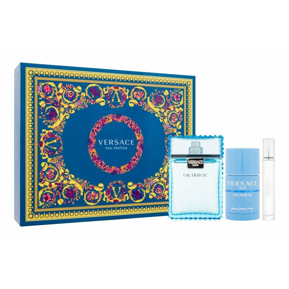 Versace Eau de Toilette Man Eau Fraiche Set (EdT) 100 + + Deodorant