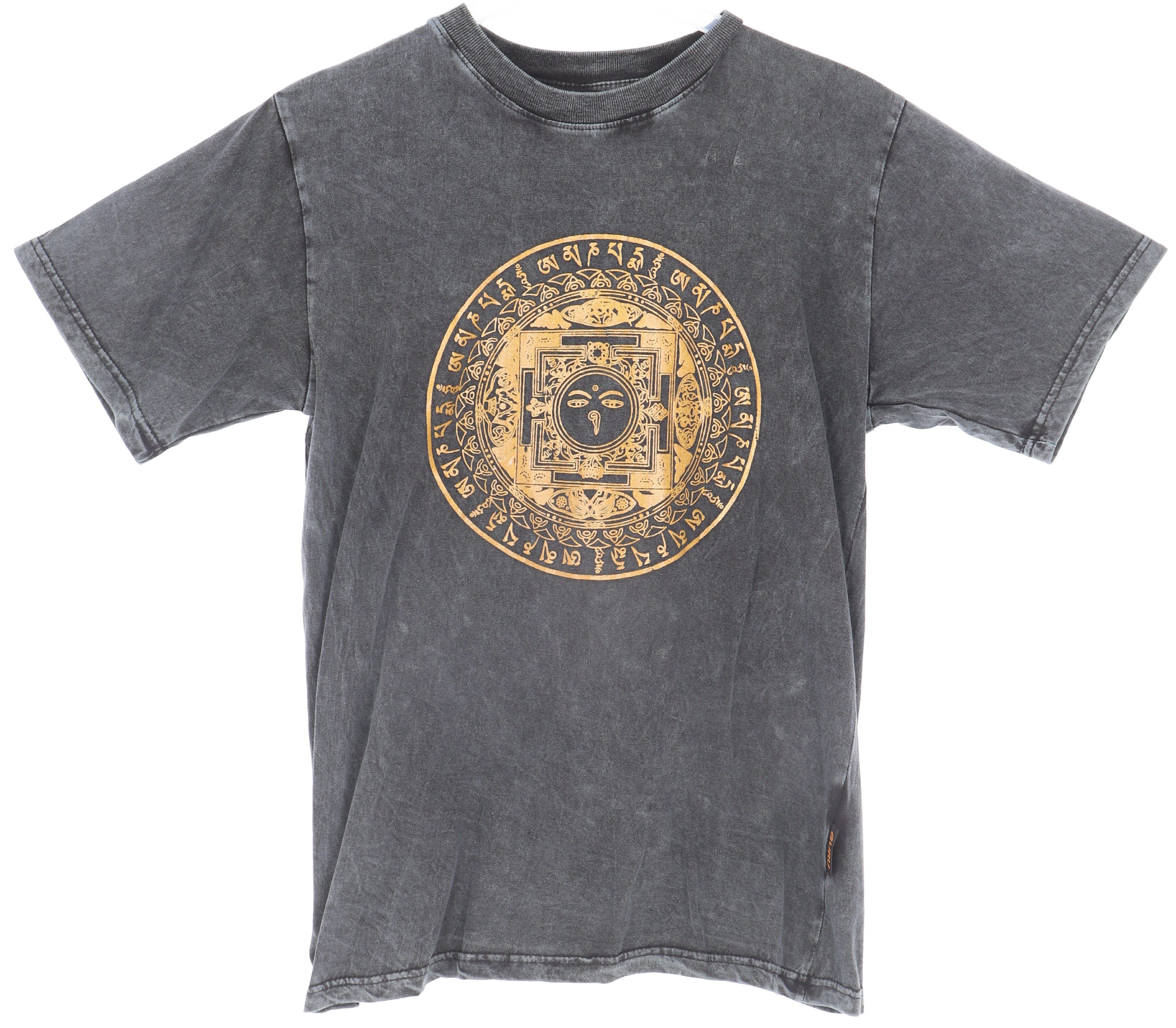 Guru-Shop T-Shirt Tibet & Buddhist Art T-Shirt, Buddha Mandala.. alternativ günstig online kaufen