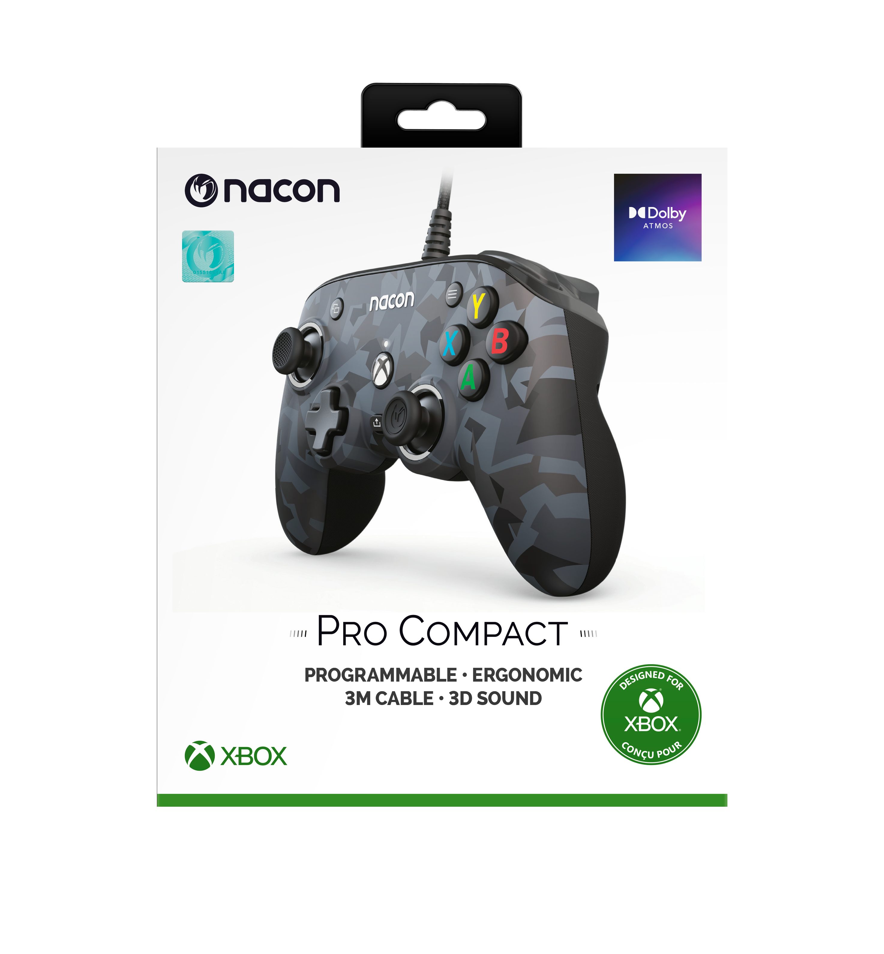 nacon NACON Xbox Compact Controller PRO [Off. lizenz./camo urban] Xbox One-Controller