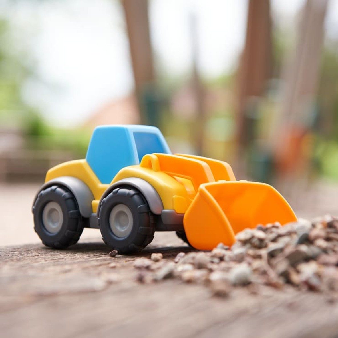 Haba Spielzeug-Radlader Spielzeugauto Radlader mit beweglicher Schaufel
