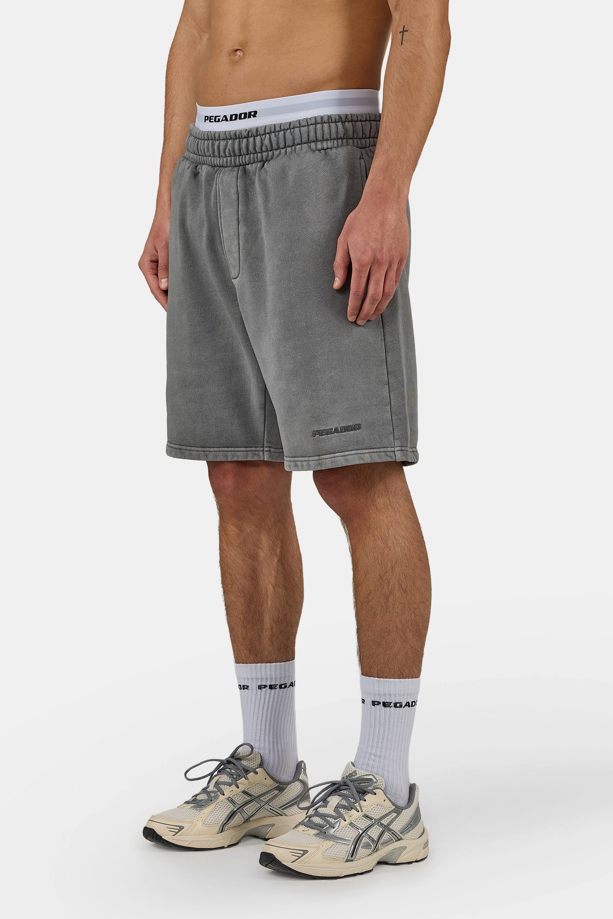 PEGADOR Sweatshorts LOGO HEAVY SWEAT SHORTS Baumwollmischung, regular fit günstig online kaufen