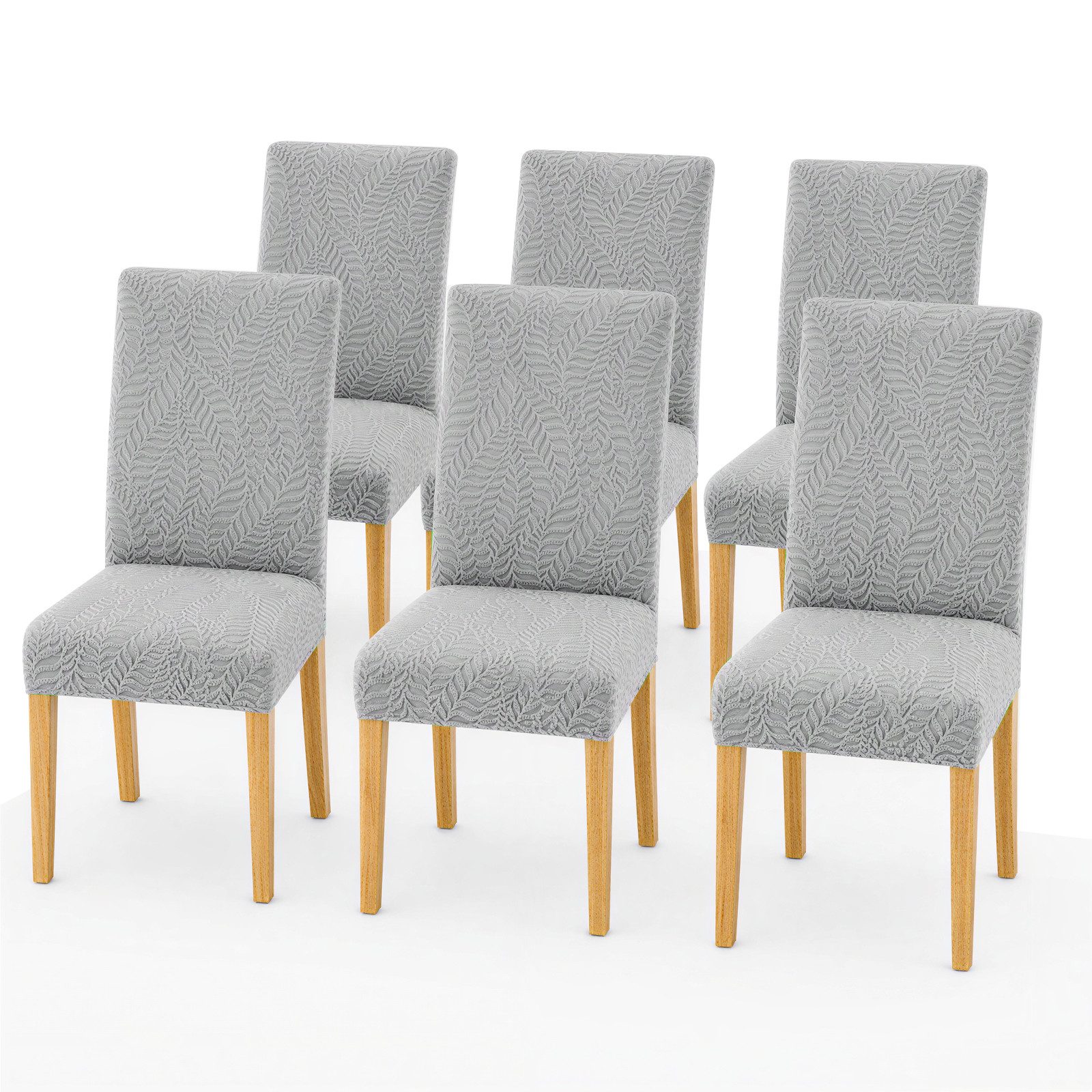 BlingBin Stuhlhusse Stretch Stuhlhussen für Esszimmer,waschbar Dekoration Stuhlschutz, Komfort Stuhlbezug für Küche Esszimmer Hotel Bankett