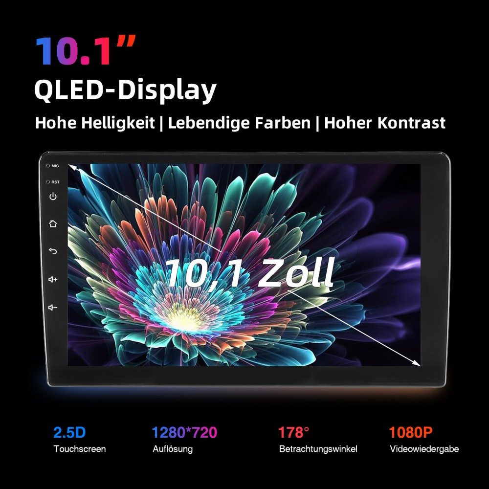 ESSGOO Für Mercedes Viano Vito W639 2003 2004-2014 6+128GB Autoradio (Digitalradio (DAB), RDS, FM, AM, Apple Carplay Android Auto 6+128GB 8-Kern)