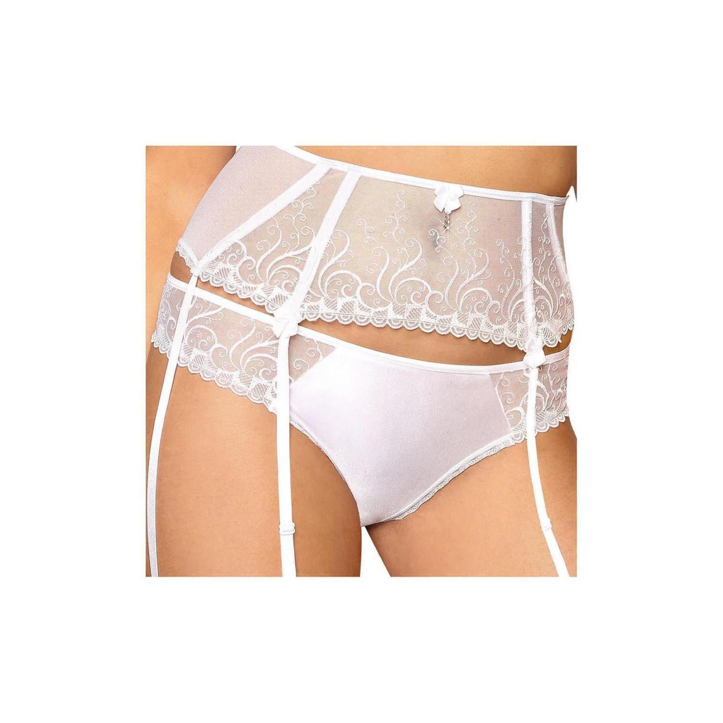 Róza Strapsgürtel RZ Anuk garter belt weiss - (L,M,S,XL)
