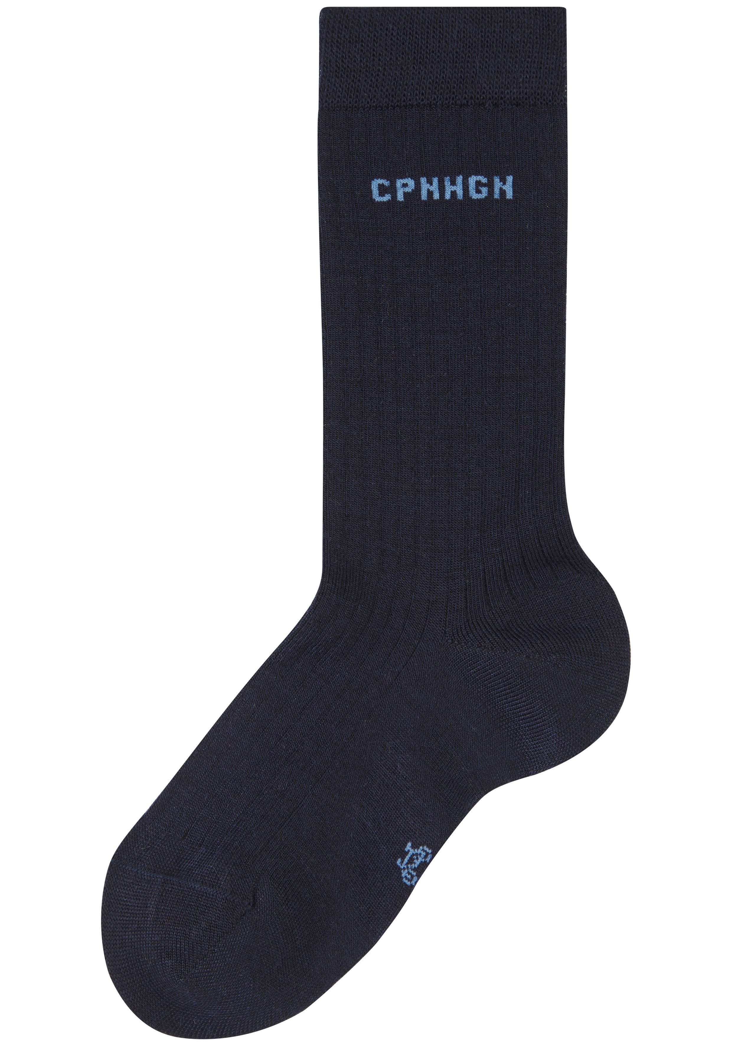Copenhagen Studios Basicsocken (Packung, 2-Paar) gerippt, mit wärmender Wolle