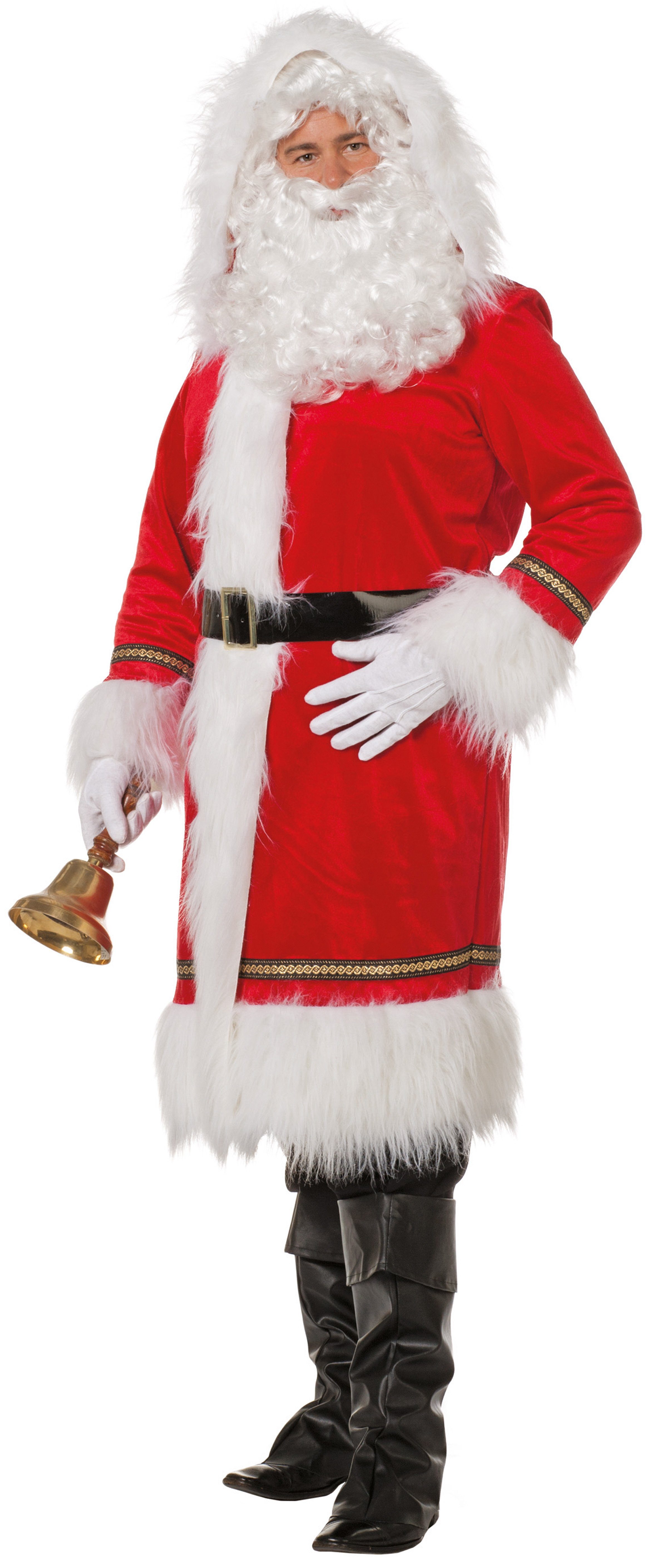 Wilbers Kostüm Santa Luxus Mantel - Nikolaus Kostüm - Weihnachtsmann Gr. 54  XL