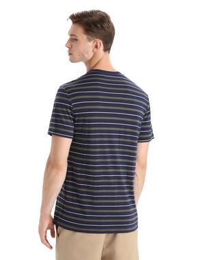 Icebreaker T-Shirt Icebreaker M Wave Short-sleeve Tee Stripe Herren