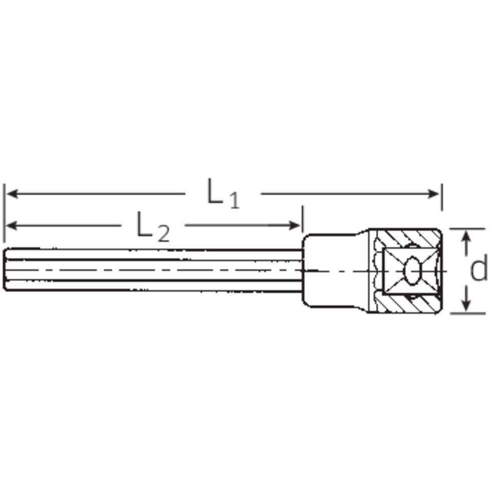1/2″ Steckschlüssel-Bit-Einsatz 5 Stahlwille Steckschlüssel mm