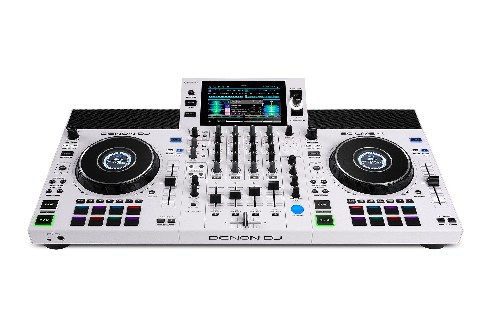 DJ Controller Denon DJ SC Live 4 White