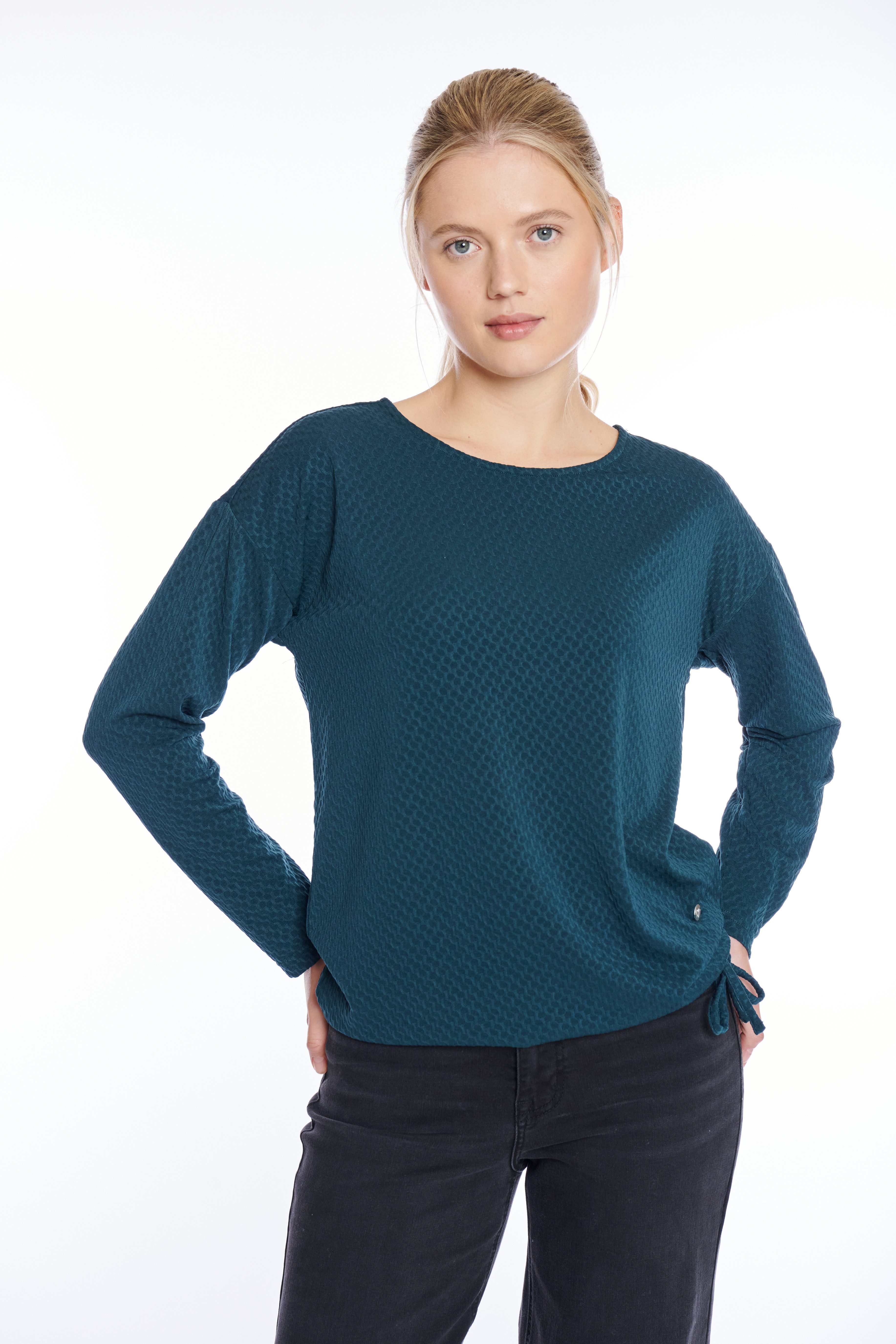 ZABAIONE Langarmshirt Do44natella aus Strukturware günstig online kaufen