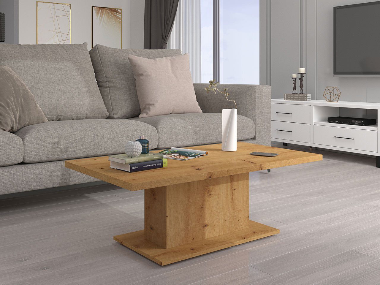 MIRJAN24 Couchtisch Denver, 110x60x43 cm, Rectangle günstig online kaufen